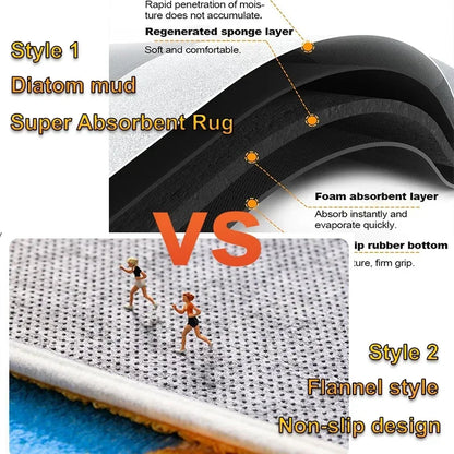 Diatom™  Anti-Slip Bathroom Mat