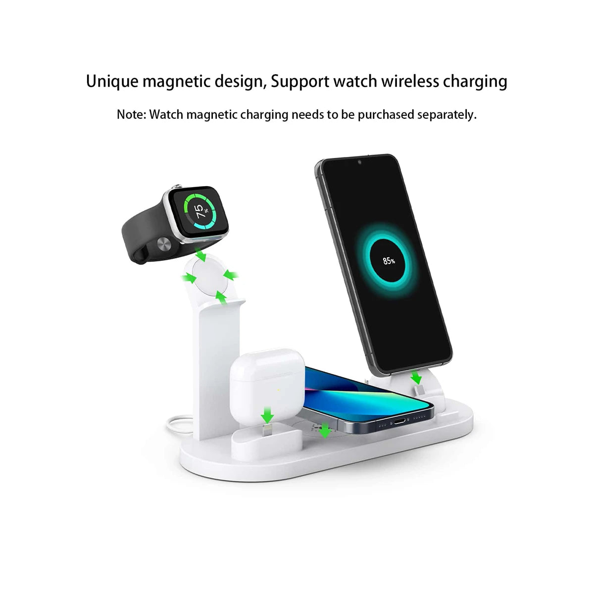 SmartTech™  5 In 1 Wireless Fast Charger For iPhone