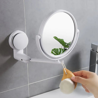 LitWall™  Bathroom Mirror with Folding Arm Extend