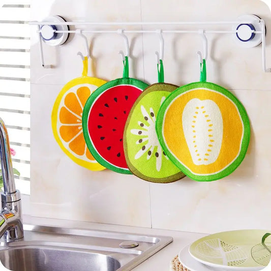 Cleanpad™  Fruit Print Dish Cloth Towel