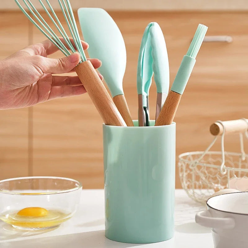 ChefCooks™  Full Set of Silicone Cooking Utensils