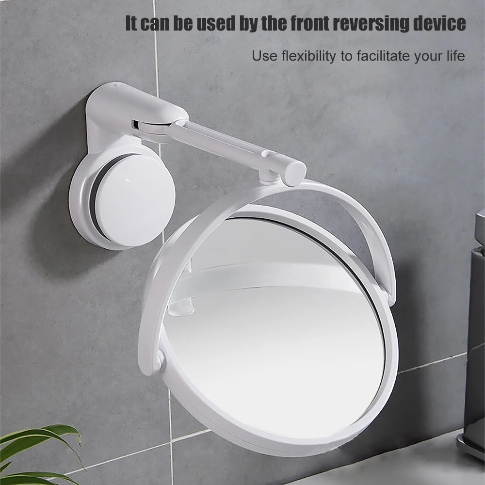 LitWall™  Bathroom Mirror with Folding Arm Extend