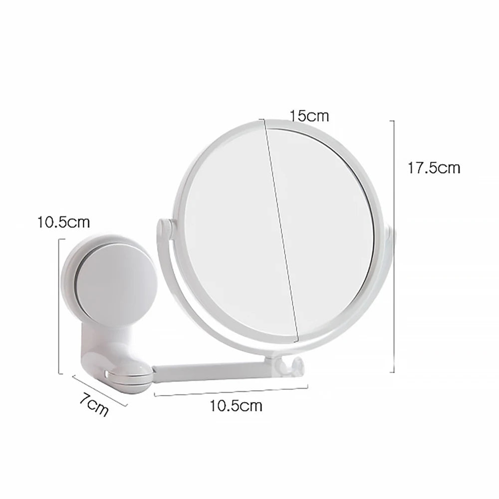 LitWall™  Bathroom Mirror with Folding Arm Extend