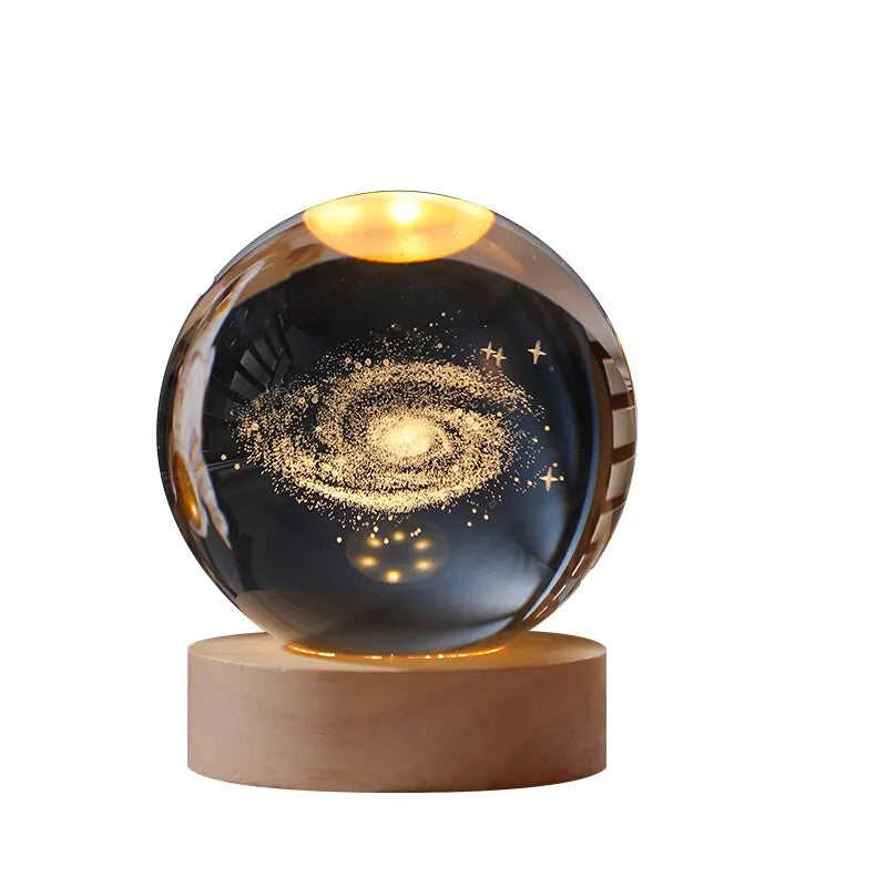 SpaceLamp™  Milky Way Galaxy Crystal Ball Lamp