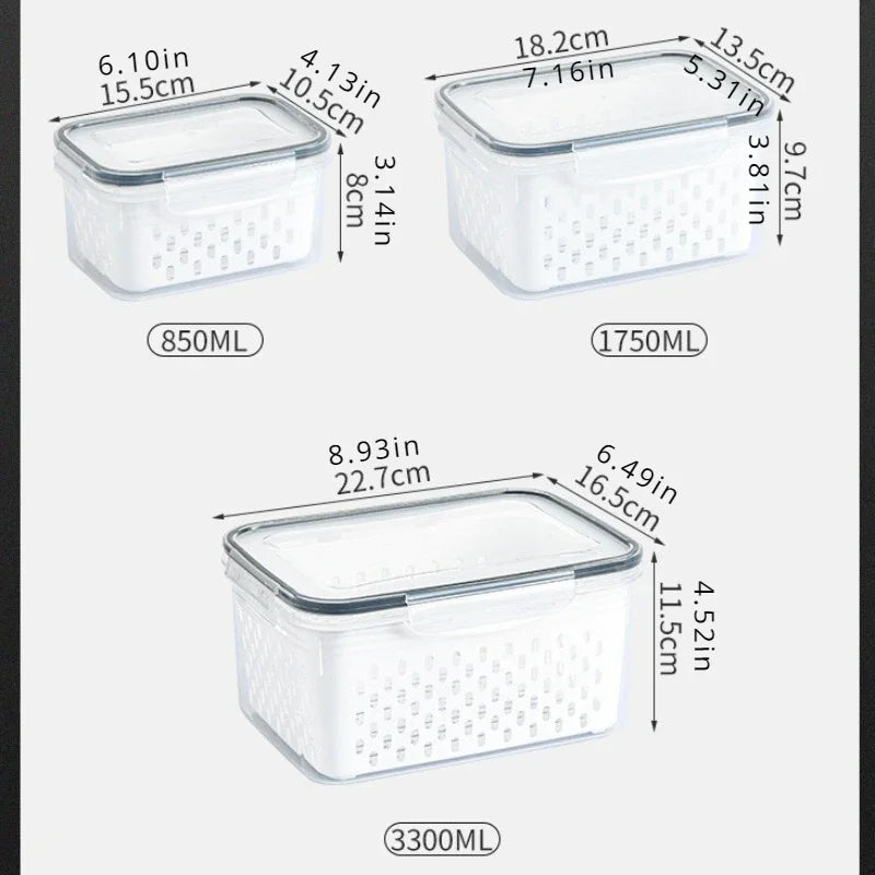 Cuca™  Refrigerator Storage Box Organizer