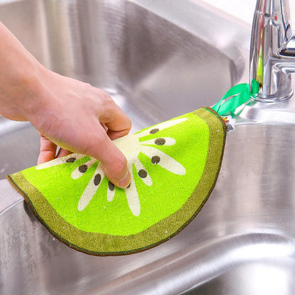 Cleanpad™  Fruit Print Dish Cloth Towel