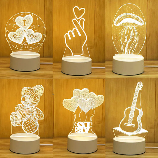 LedRomance™  3D Acrylic Led Lights